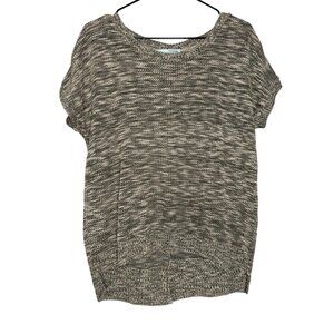 Maurices Y2K Mesh Sheer Open Knit Top Womens M Green Boho Festival Coachella